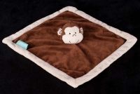 Tiddliwinks Brown Monkey Plush Lovey Security Blanket